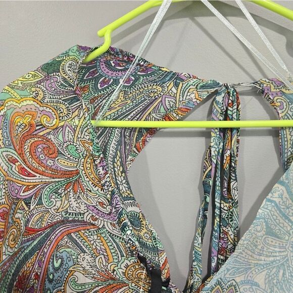 🐢 Kendall + Kylie Paisley Coverup - Picture 5 of 11